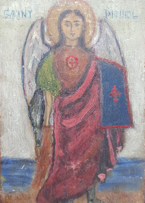 OSMANLI DÖNEMİ EL BOYAMA HRİSTİYAN İKONA