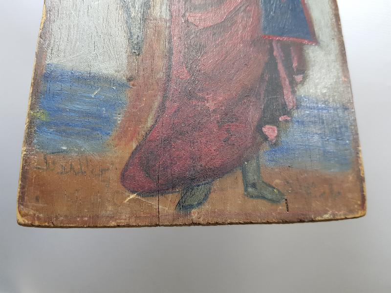 OSMANLI DÖNEMİ EL BOYAMA HRİSTİYAN İKONA