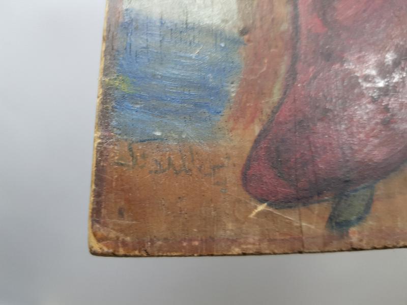 OSMANLI DÖNEMİ EL BOYAMA HRİSTİYAN İKONA