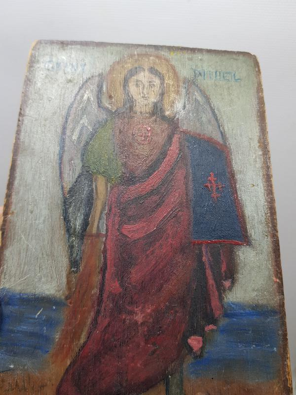 OSMANLI DÖNEMİ EL BOYAMA HRİSTİYAN İKONA