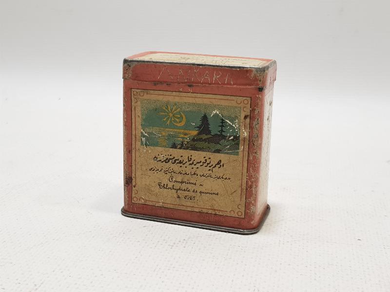 OSMANLICA YAZILI İLAÇ KUTUSU