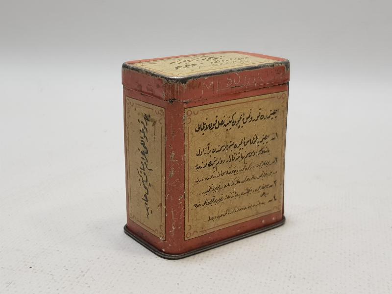 OSMANLICA YAZILI İLAÇ KUTUSU