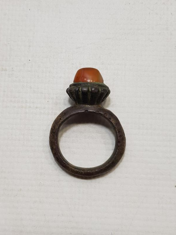 SÜLEYMANİYE AKİĞİNDEN MAMUL SÜMBÜLLÜ TARİKATINA AİT DERVİŞ YÜZÜĞÜ