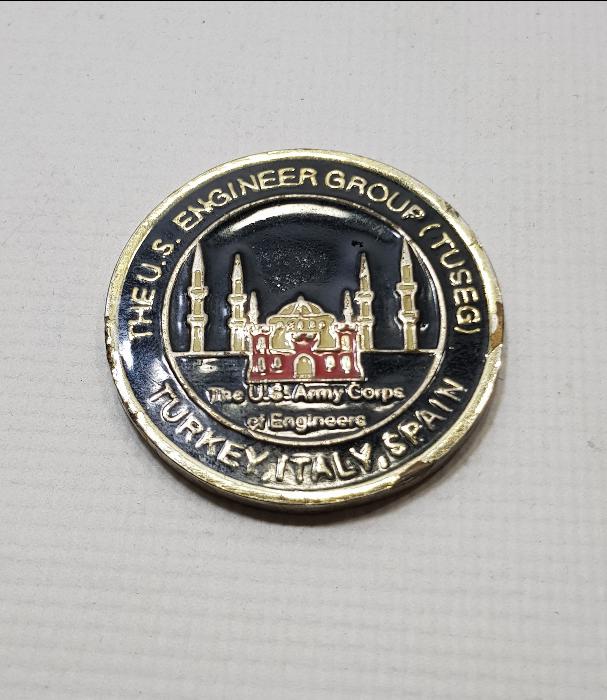 AMERİKAN ORDUSU MÜHENDİSLER BİRLİĞİ NİN TÜRKİYE KONULU MADALYASI