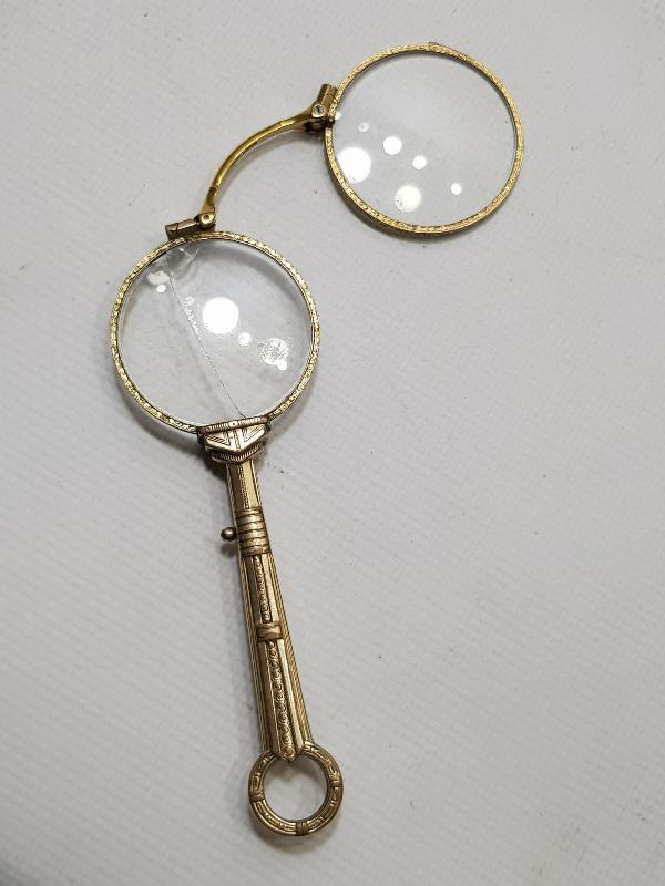 OSMANLI DÖNEMİ ALTIN KAPLAMA OKUMA GÖZLÜĞÜ - OPERA GÖZLÜĞÜ