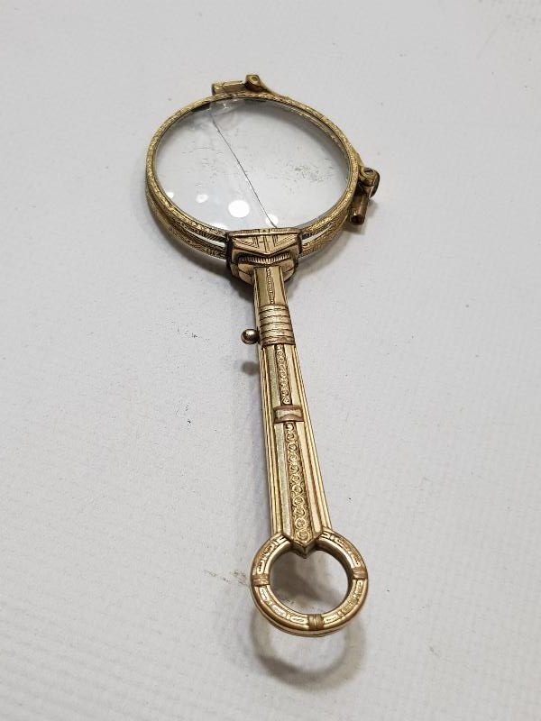 OSMANLI DÖNEMİ ALTIN KAPLAMA OKUMA GÖZLÜĞÜ - OPERA GÖZLÜĞÜ