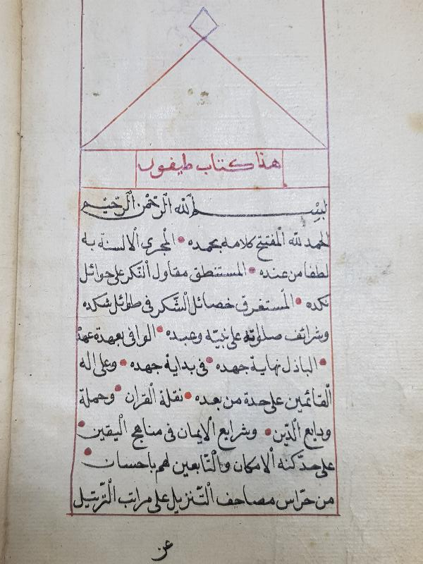 OSMANLICA ÇOK NADİR EL YAZMA KİTAP - TAYFUR