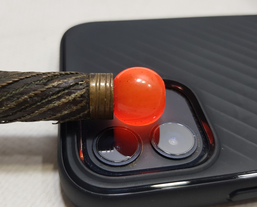 OSMANLI DÖNEMİ DAMLA KEHRİBAR MARPUÇLU BÜYÜK BOY EDİRNE İŞİ SİGARALIK