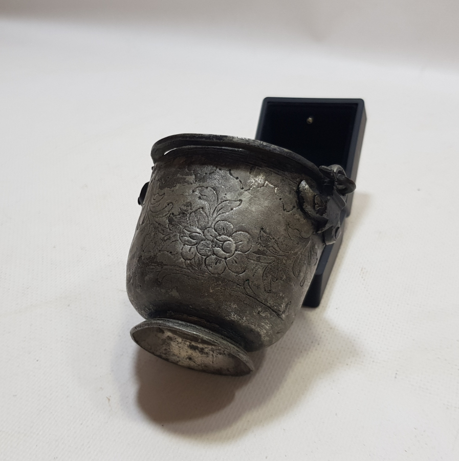 OSMANLI DÖNEMİ NADİR FORMDA YILAN BAŞI TUTMAÇLI TOMBAK SAKIZLIK