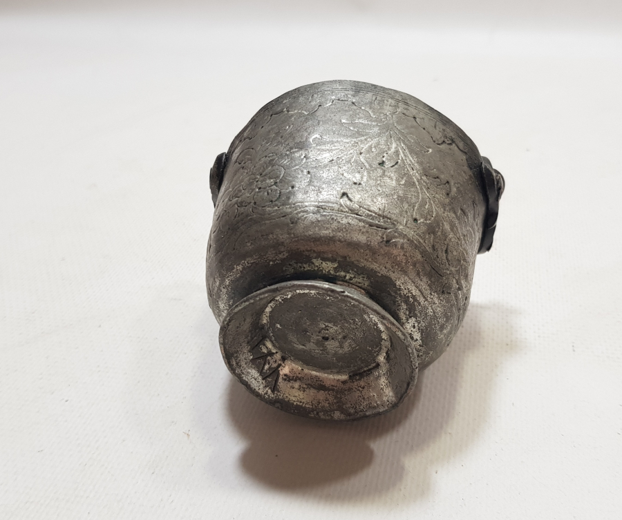 OSMANLI DÖNEMİ NADİR FORMDA YILAN BAŞI TUTMAÇLI TOMBAK SAKIZLIK