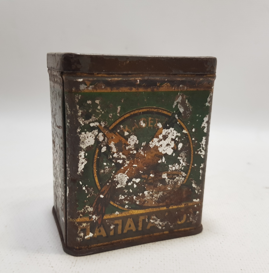 OSMANLI DÖNEMİ RUMCA YAZILI NADİR KAPAKLI KAHVE KUTUSU