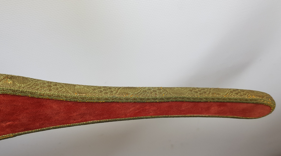 OSMANLI DÖNEMİ SIRMA İŞÇİLİKLİ ÇOK NADİR SUBAY KIYAFET ASKISI