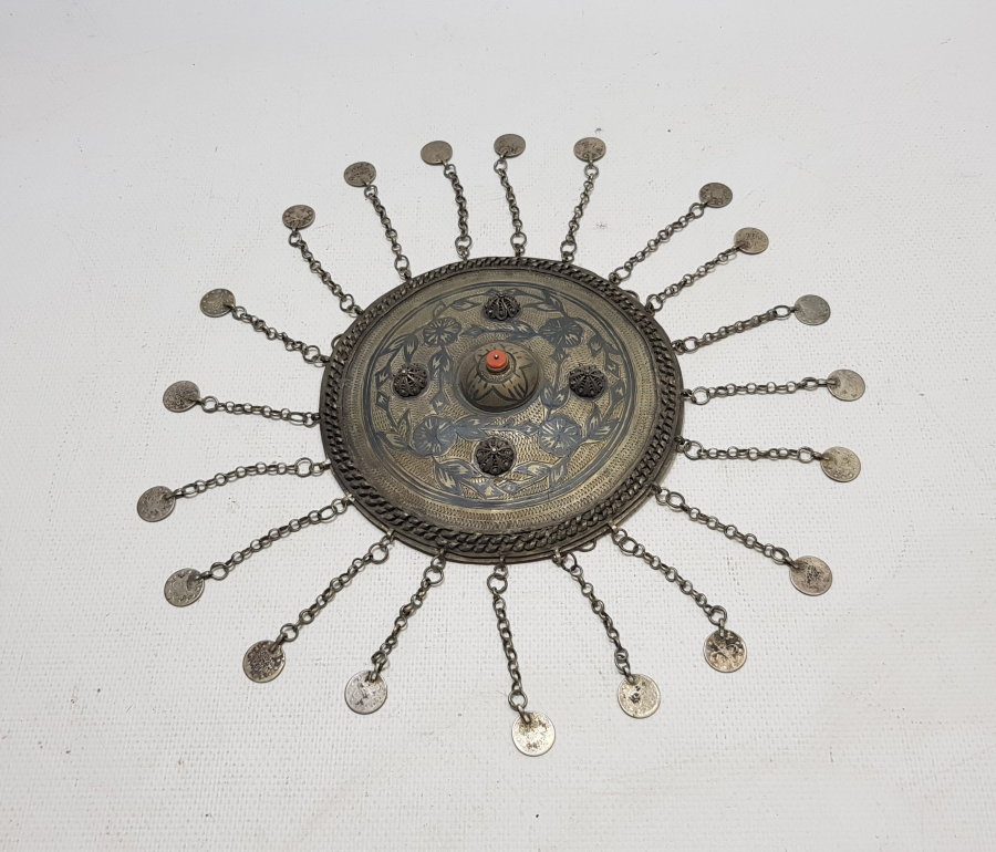 OSMANLI DÖNEMİ VAN İŞİ SAVATLI GÜMÜŞ GELİN TEPELİĞİ