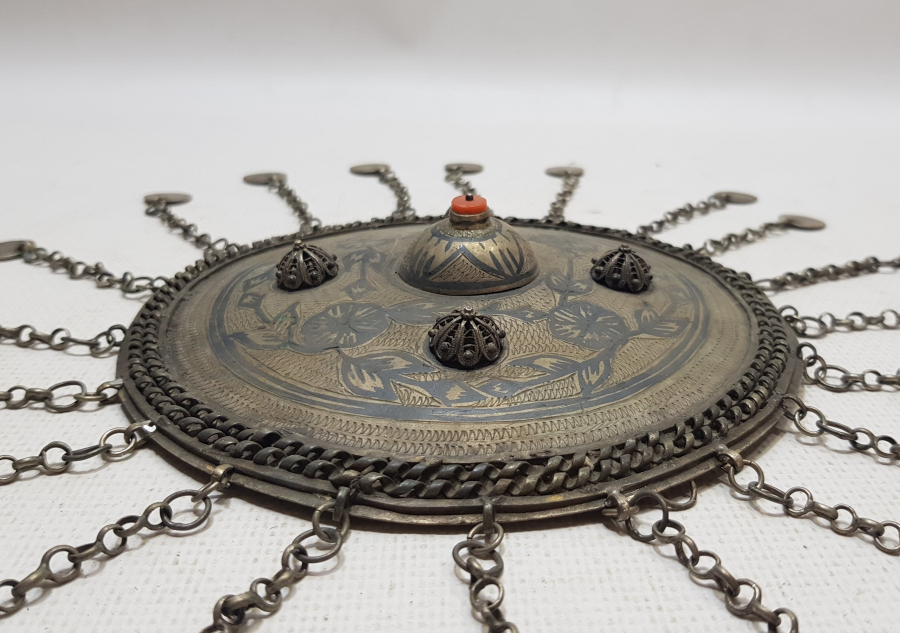 OSMANLI DÖNEMİ VAN İŞİ SAVATLI GÜMÜŞ GELİN TEPELİĞİ