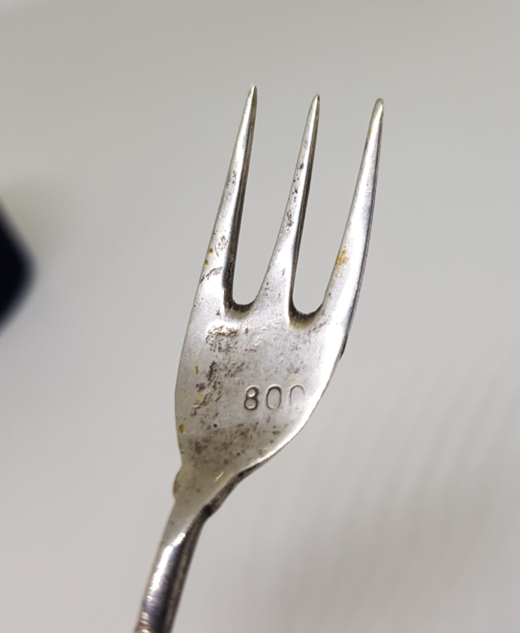 SAPI OSMANLICA İSTANBUL YAZILI LİMON ÇATALI