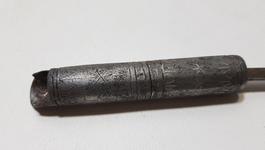 ÜZERİ GÜMÜŞ ÇAKMA İŞÇİLİKLİ OSMANLI DÖNEMİ YENİÇERİ BARUTÖLÇER