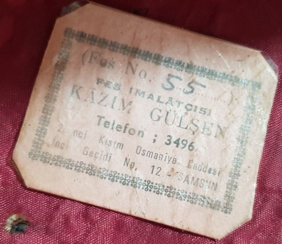 1930LARDAN ŞAPKA DEVRİMİNE RAĞMEN YAPILMIŞ ÇOK NADİR FES