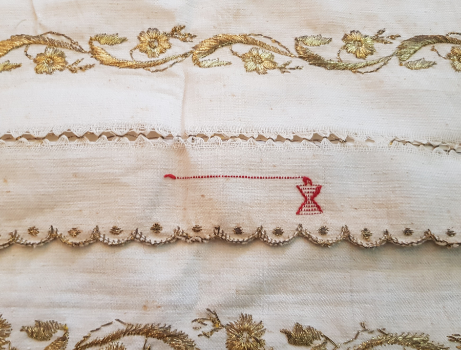 KÜTAHYA'NIN SARAY İÇİN YAPTIĞI NAKKAŞHANE İMZALI NADİR YAĞLIK