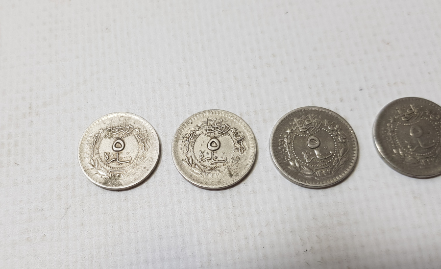 MEHMET REŞAT HAN DÖNEMİ 5 PARA LOTU