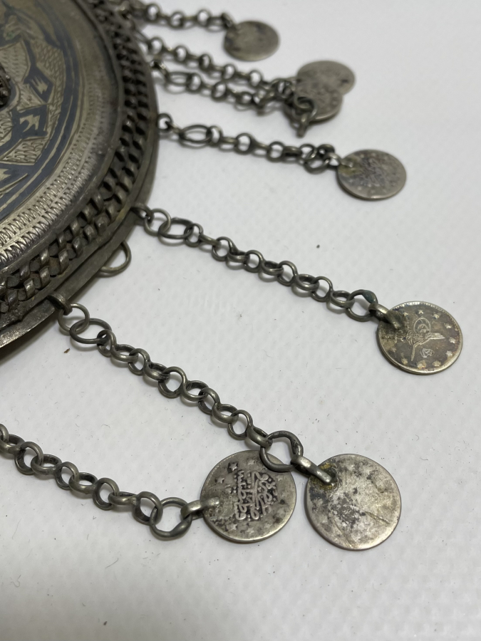 OSMANLI DÖNEMİ VAN İŞİ SAVATLI GÜMÜŞ GELİN TEPELİĞİ