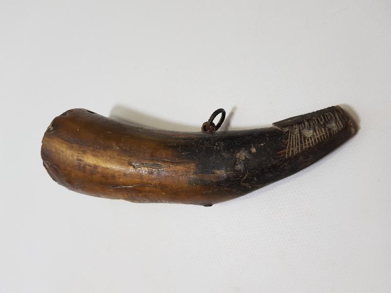 OSMANLI DÖNEMİ BOYNUZ BARUTLUK