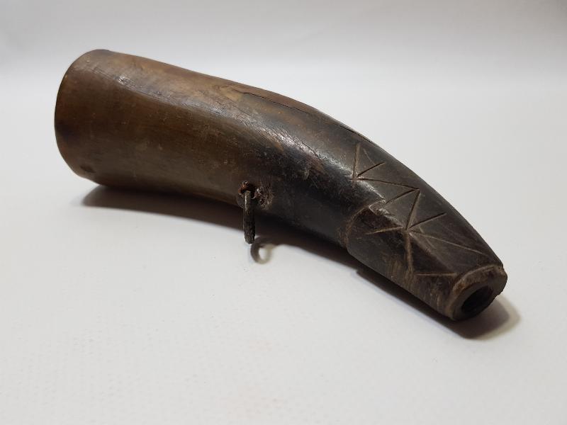 OSMANLI DÖNEMİ BOYNUZ BARUTLUK