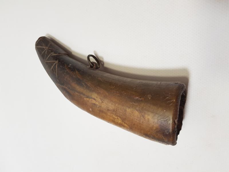 OSMANLI DÖNEMİ BOYNUZ BARUTLUK