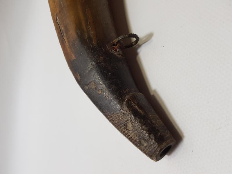 OSMANLI DÖNEMİ BOYNUZ BARUTLUK