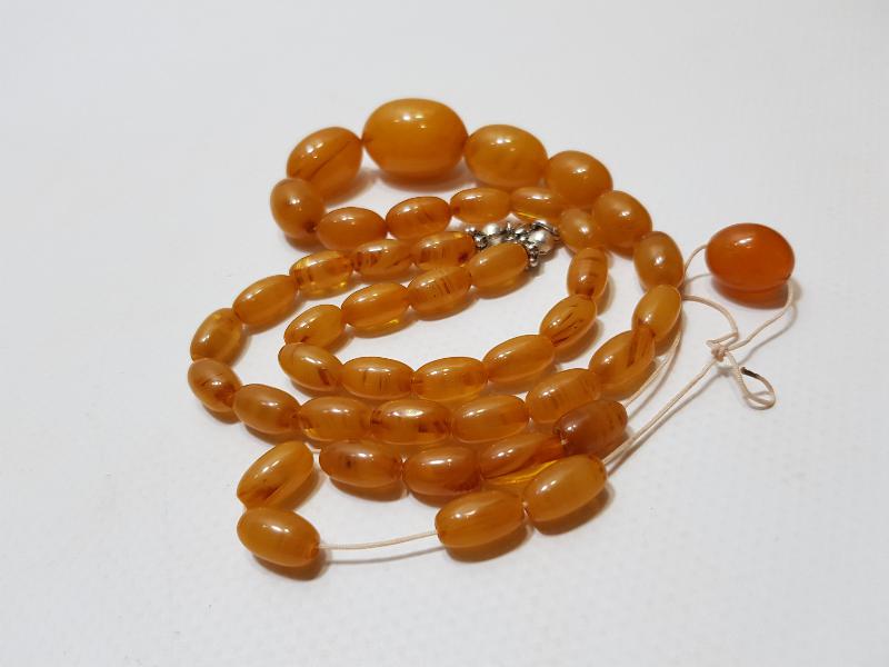 OSMANLI SIKMA KEHRİBAR GERDANLIK