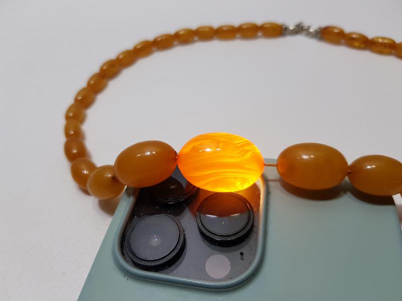 OSMANLI SIKMA KEHRİBAR GERDANLIK