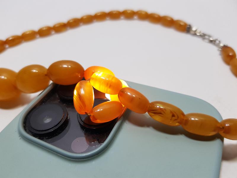 OSMANLI SIKMA KEHRİBAR GERDANLIK