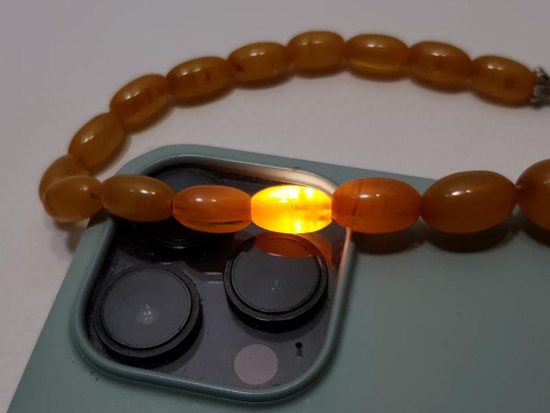 OSMANLI SIKMA KEHRİBAR GERDANLIK