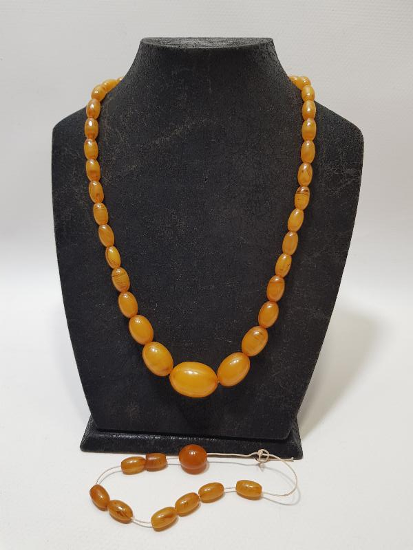 OSMANLI SIKMA KEHRİBAR GERDANLIK