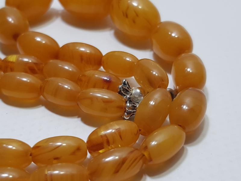 OSMANLI SIKMA KEHRİBAR GERDANLIK