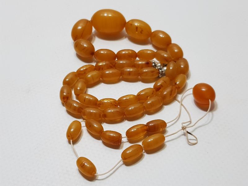 OSMANLI SIKMA KEHRİBAR GERDANLIK