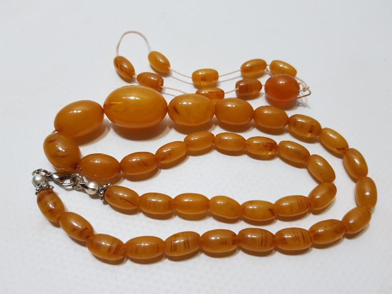 OSMANLI SIKMA KEHRİBAR GERDANLIK