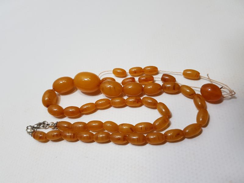 OSMANLI SIKMA KEHRİBAR GERDANLIK