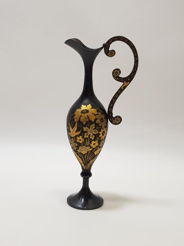 SÜRAHİ FORMLU ANTİKA TOLEDO VAZO