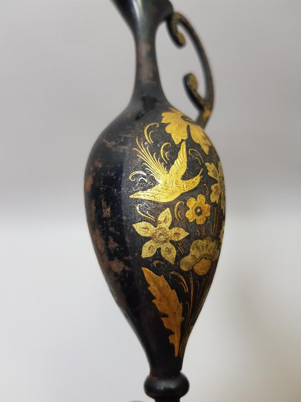 SÜRAHİ FORMLU ANTİKA TOLEDO VAZO