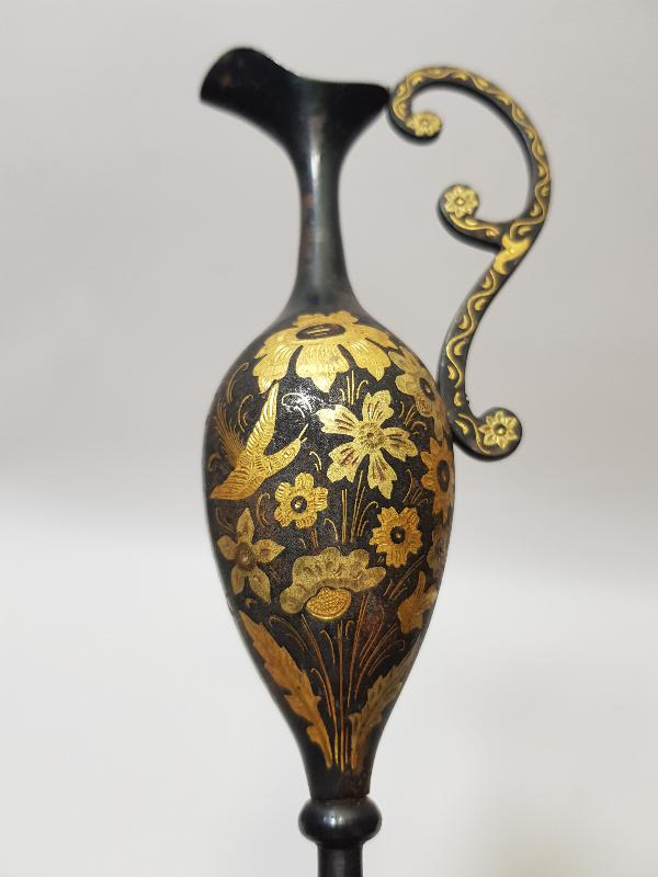 SÜRAHİ FORMLU ANTİKA TOLEDO VAZO