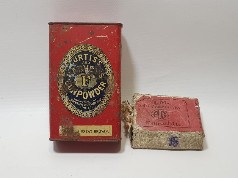 ANTİKA BARUT VE SAÇMA KUTULARI 