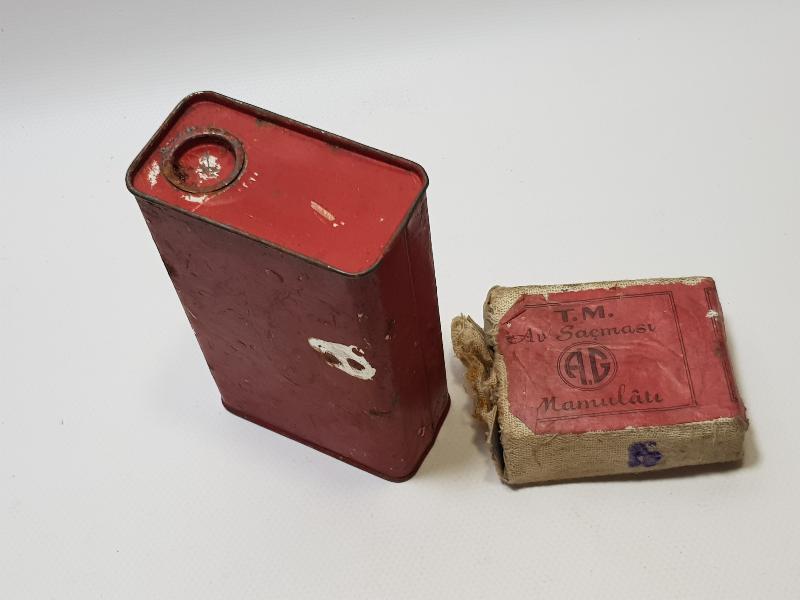 ANTİKA BARUT VE SAÇMA KUTULARI 