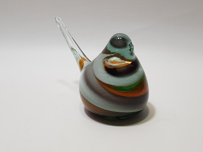 ANTİKA MURANO CAM KUŞ BİBLOSU