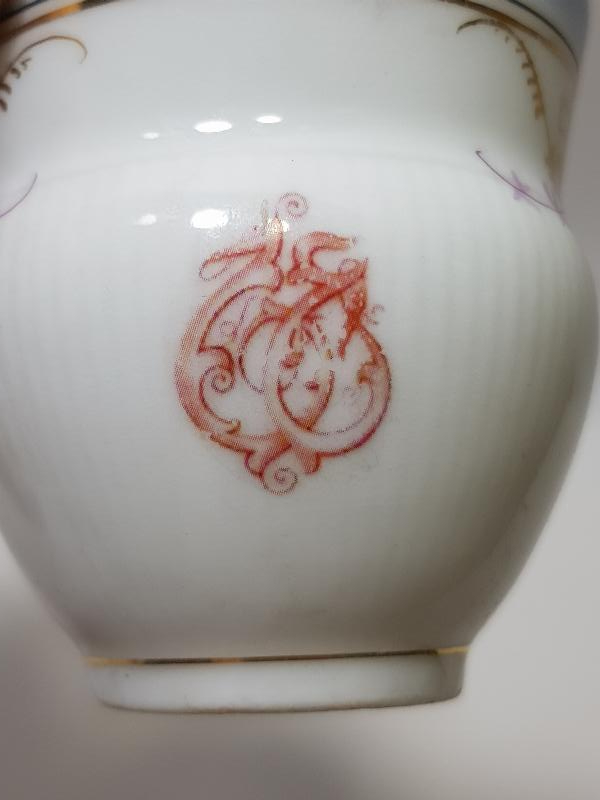 HANEDAN: SULTAN ABDÜLHAMİD HAN İNİSİYALLİ ÇOK NADİR FİNCAN