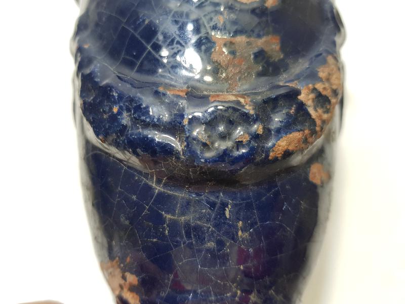 OSMANLI DÖNEMİ BİR ÇİFT TERRA COTA VAZO 