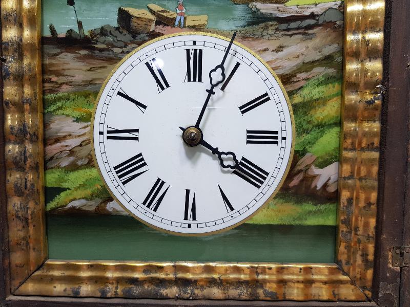 OSMANLI DÖNEMİ CAM ALTI KADRANLI ÇOK NADİR DUVAR SAATİ