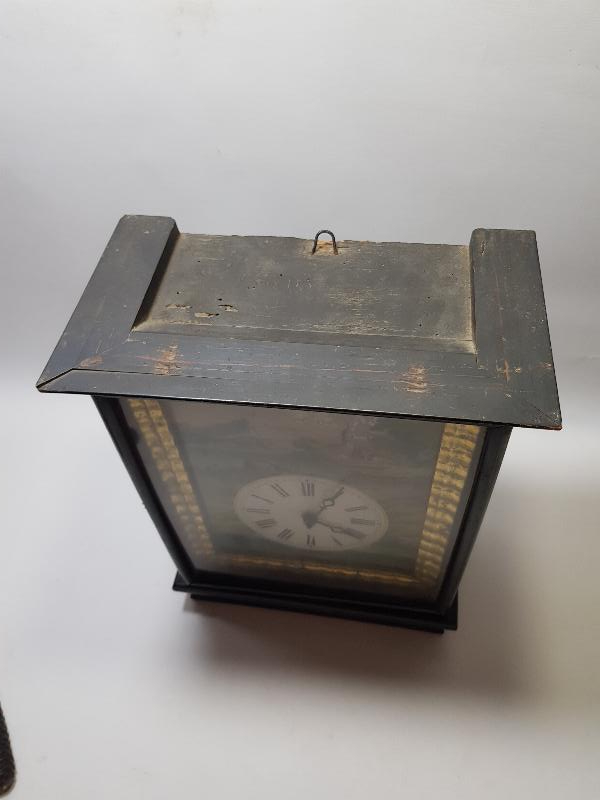 OSMANLI DÖNEMİ CAM ALTI KADRANLI ÇOK NADİR DUVAR SAATİ