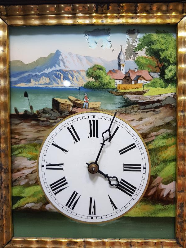 OSMANLI DÖNEMİ CAM ALTI KADRANLI ÇOK NADİR DUVAR SAATİ