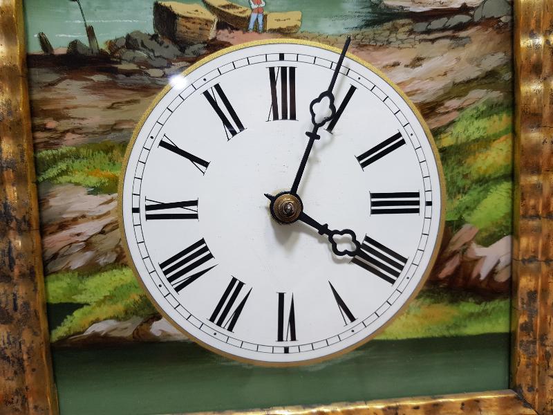 OSMANLI DÖNEMİ CAM ALTI KADRANLI ÇOK NADİR DUVAR SAATİ