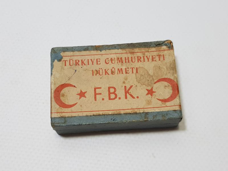 TÜRKIYE CUMHURIYETI HÜKUMETI YAZILI ORJİNAL KUTUSUNDA DİVİT UÇLARI 